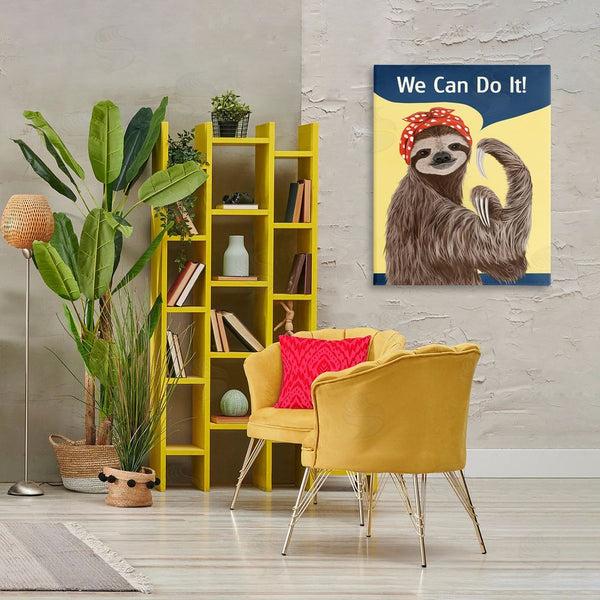 Stupell Industries Paula Belle Flores | We Can Classic Sloth Wall Art