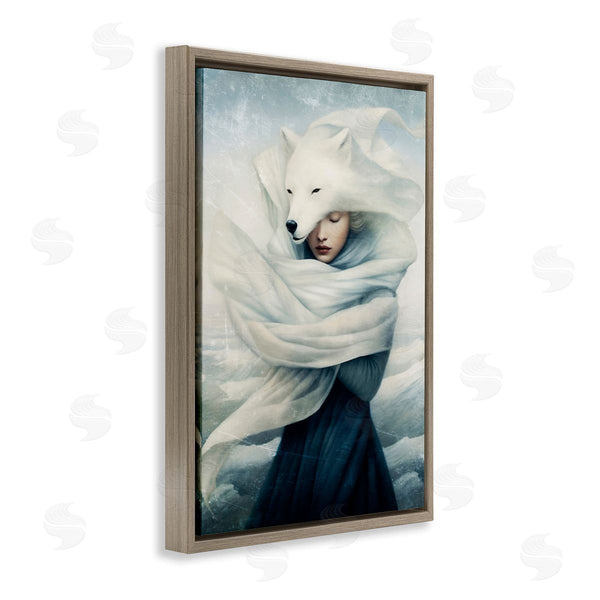 Stupell Industries Paula Belle Flores | Wolf Swathed Woman Wall Art