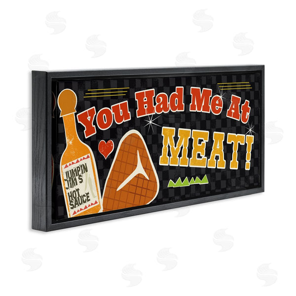 Stupell Industries Pela Studio | You Had Me At Meat Wall Art