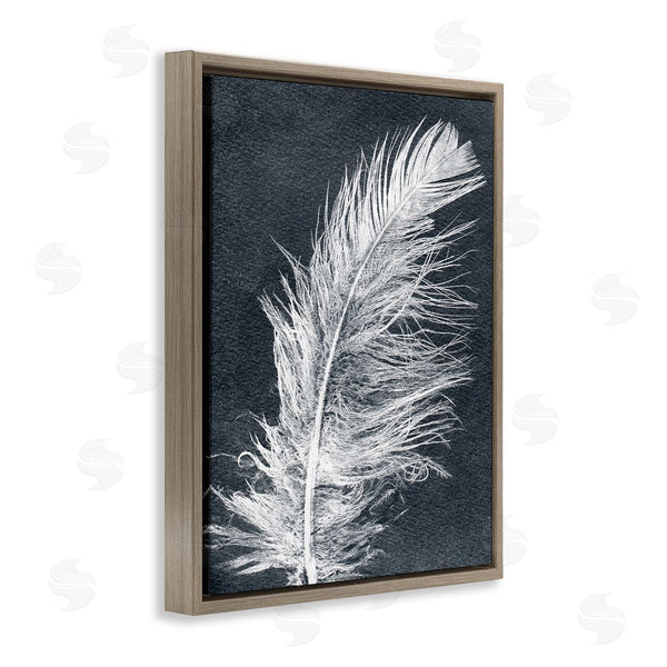 Stupell Industries Pernille Folcarelli | Blue & White Feather Wall Art