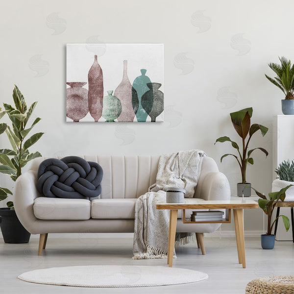 Stupell Industries Pernille Folcarelli | Neutral Brown & Green Vases Wall Art