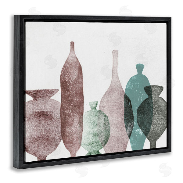Stupell Industries Pernille Folcarelli | Neutral Brown & Green Vases Wall Art