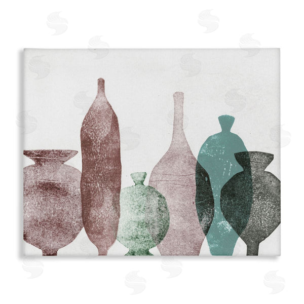 stupell industries Pernille Folcarelli | Neutral Brown & Green Vases Wall Art