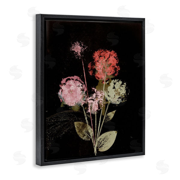 Stupell Industries Pernille Folcarelli | Rustic Roses On Black Wall Art