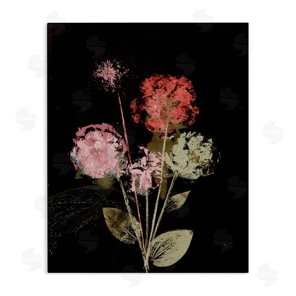 stupell industries Pernille Folcarelli | Rustic Roses on Black Wall Art