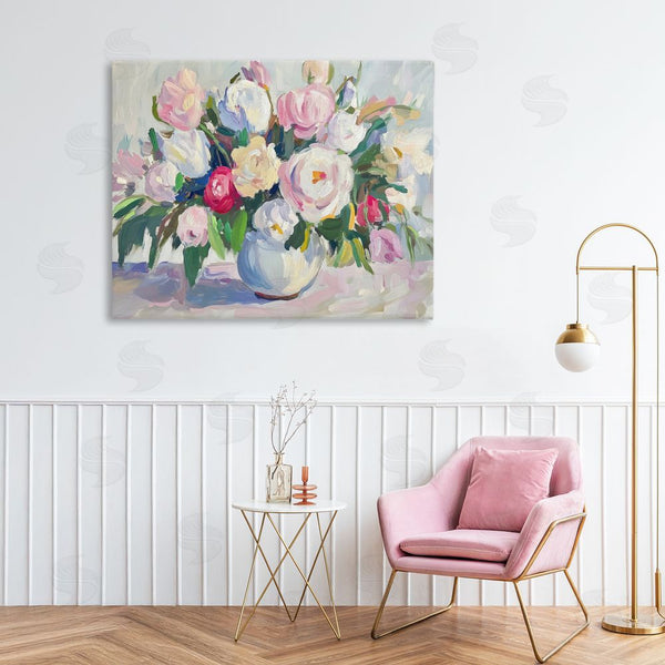 Stupell Industries Petal Prints Design | Abstract Colorful Bouquet Pastel Wall Art