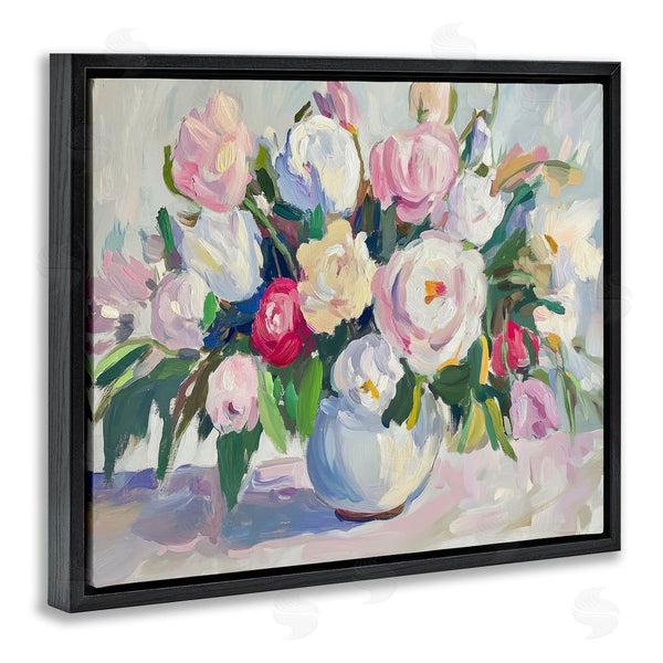 Stupell Industries Petal Prints Design | Abstract Colorful Bouquet Pastel Wall Art