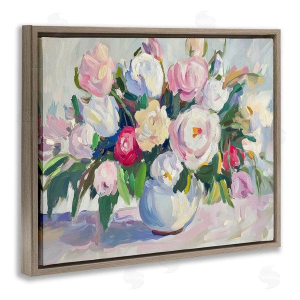 Stupell Industries Petal Prints Design | Abstract Colorful Bouquet Pastel Wall Art