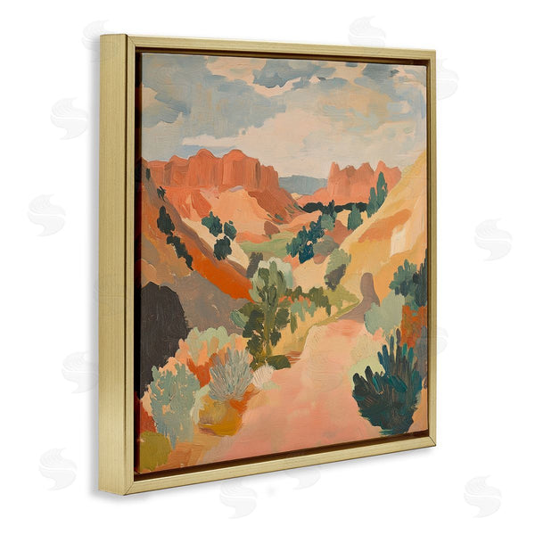 Stupell Industries Petal Prints Design | Abstract Desert Scene