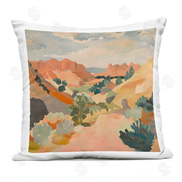 Stupell Industries Petal Prints Design | Abstract Desert Scene Printed Throw Pillow