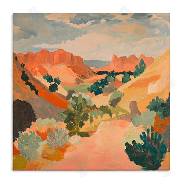 stupell industries Petal Prints Design | Abstract Desert Scene