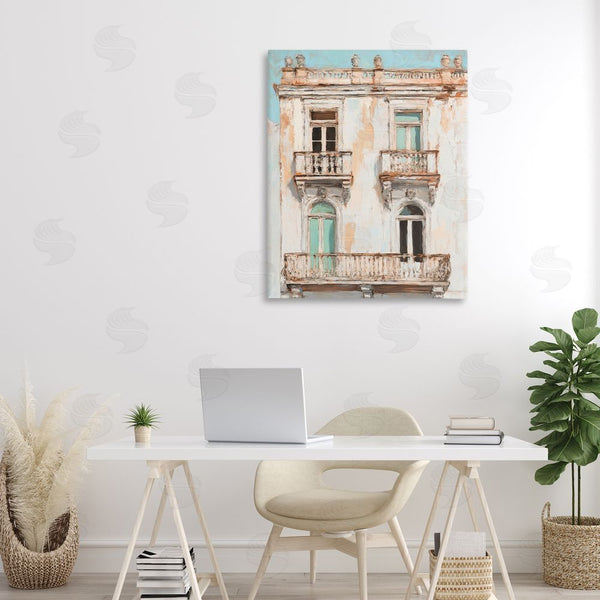 Stupell Industries Petal Prints Design | Aged Architecture City Buildings Wall Art