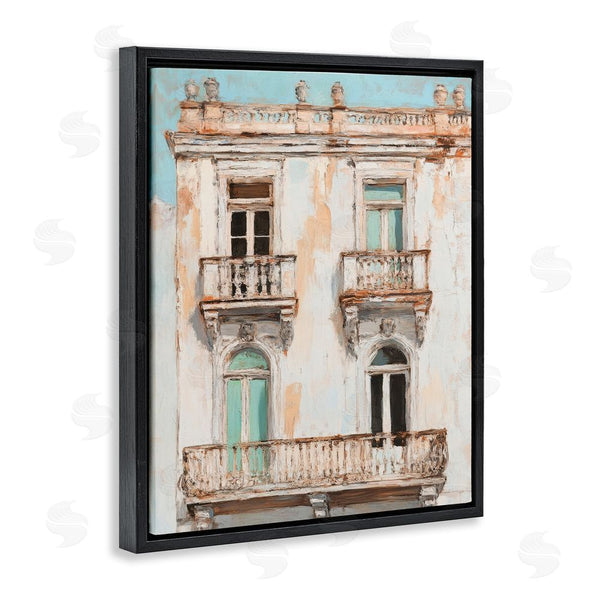 Stupell Industries Petal Prints Design | Aged Architecture City Buildings Wall Art
