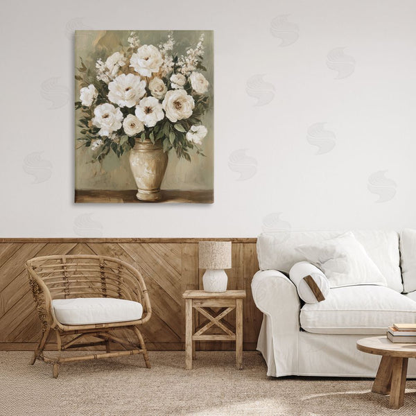 Stupell Industries Petal Prints Design | Antique Floral Blossom Arrangement Wall Art