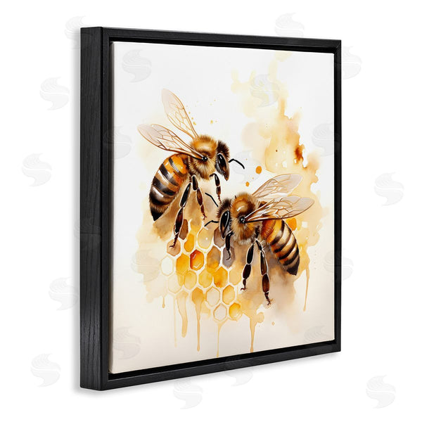 Stupell Industries Petal Prints Design | Bee Talk Pair