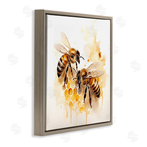 Stupell Industries Petal Prints Design | Bee Talk Pair