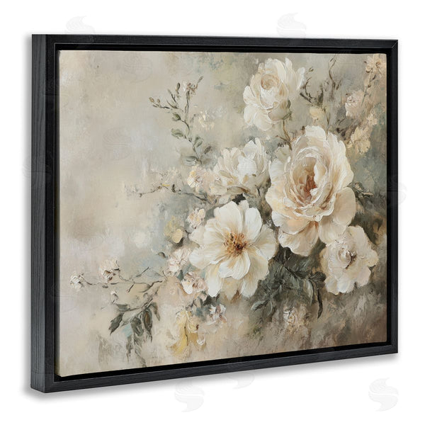 Stupell Industries Petal Prints Design | Beige Faded Florals