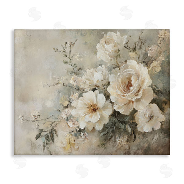 stupell industries Petal Prints Design | Beige Faded Florals