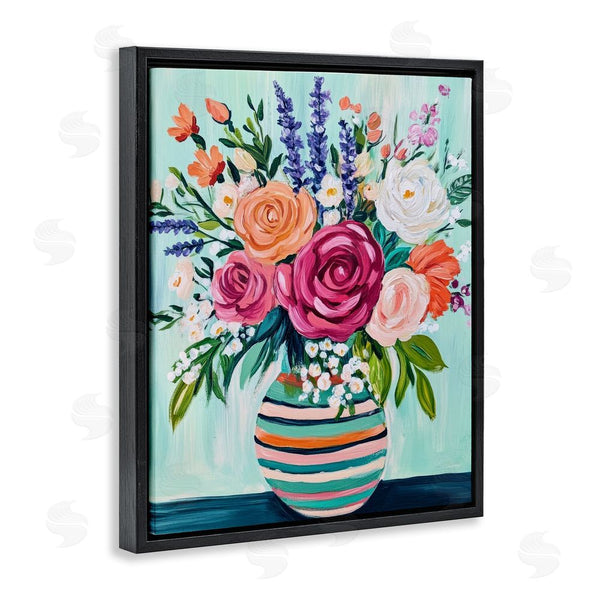 Stupell Industries Petal Prints Design | Big Bloom Abstract Bouquet Wall Art