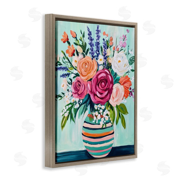 Stupell Industries Petal Prints Design | Big Bloom Abstract Bouquet Wall Art