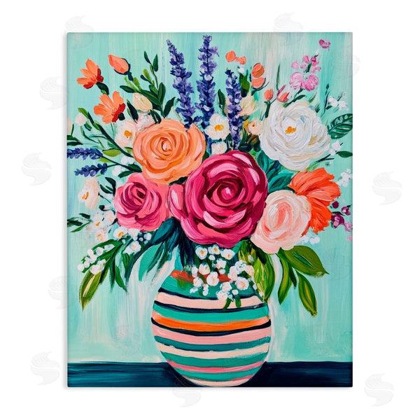 stupell industries Petal Prints Design | Big Bloom Abstract Bouquet Wall Art