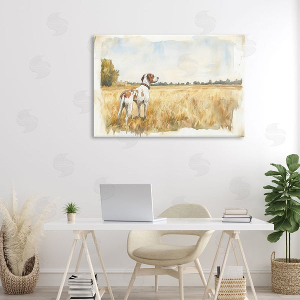 Stupell Industries Petal Prints Design | Bird Dog In Open Meadow Wall Art
