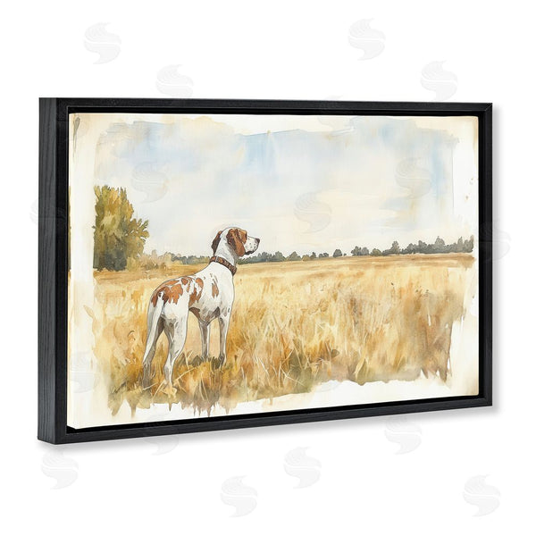 Stupell Industries Petal Prints Design | Bird Dog In Open Meadow Wall Art