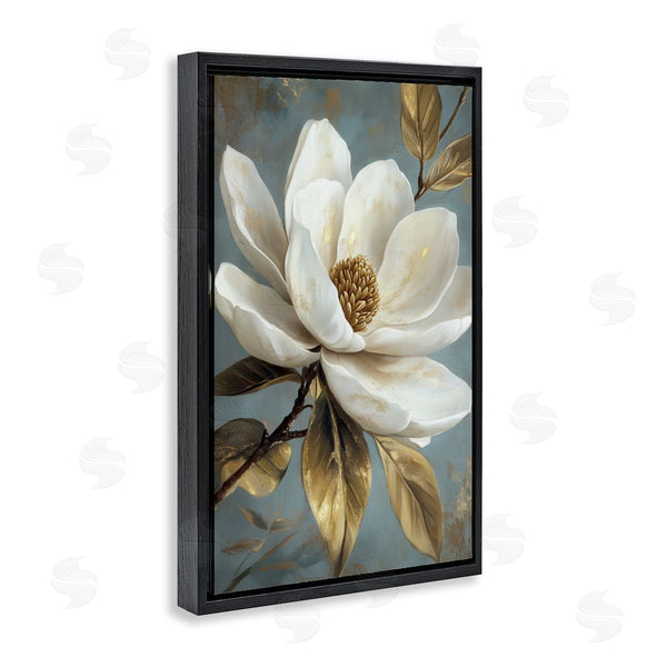 Stupell Industries Petal Prints Design | Bloomed White Magnolia Floral Wall Art