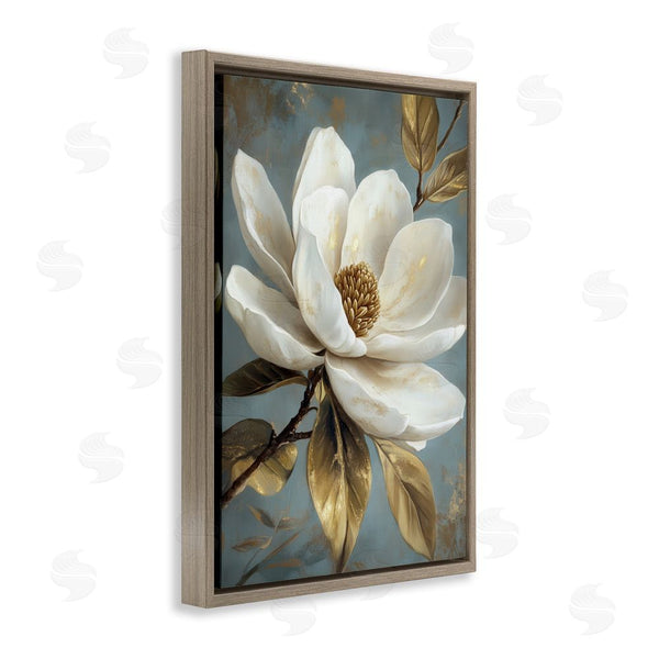 Stupell Industries Petal Prints Design | Bloomed White Magnolia Floral Wall Art
