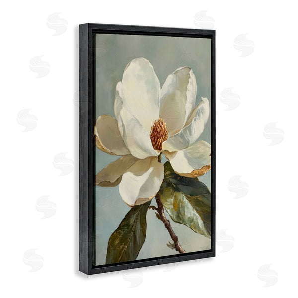 Stupell Industries Petal Prints Design | Blossomed White Magnolia Floral Wall Art