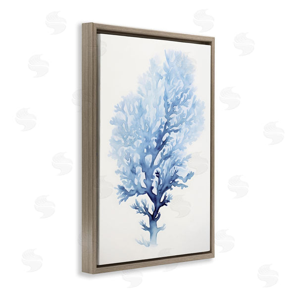 Stupell Industries Petal Prints Design | Blue Coral Impression