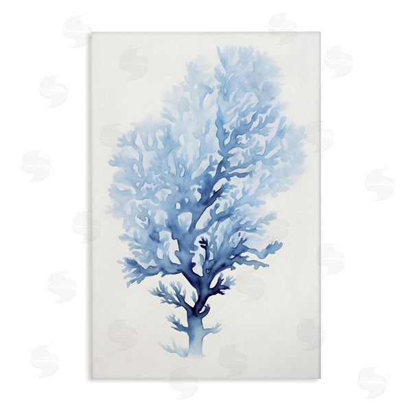 stupell industries Petal Prints Design | Blue Coral Impression