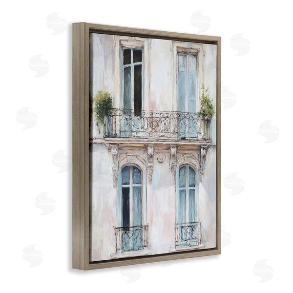 Stupell Industries Petal Prints Design | Blue Windows On City Buildings Wall Art