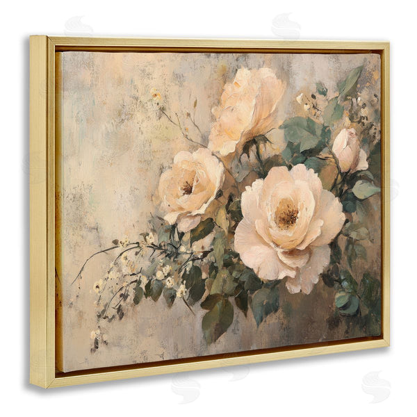 Stupell Industries Petal Prints Design | Blush Roses Blooming