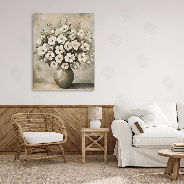 Stupell Industries Petal Prints Design | Bold Contrast Floral Arrangement Wall Art