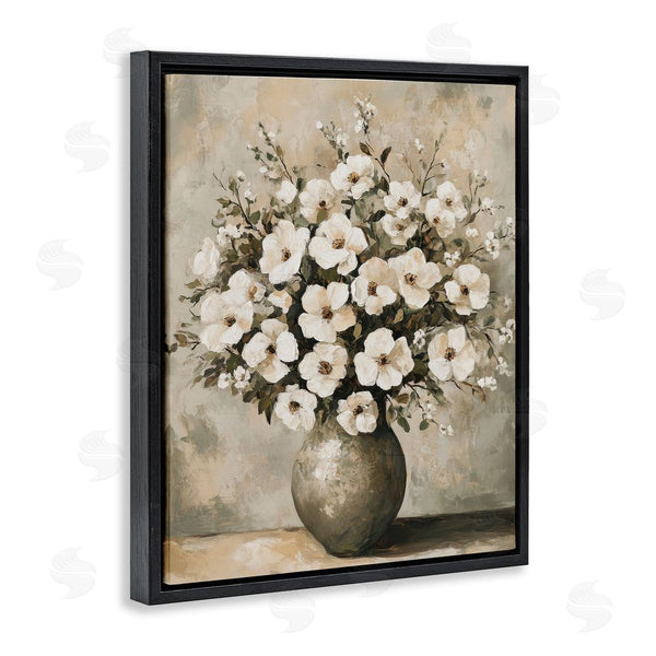 Stupell Industries Petal Prints Design | Bold Contrast Floral Arrangement Wall Art