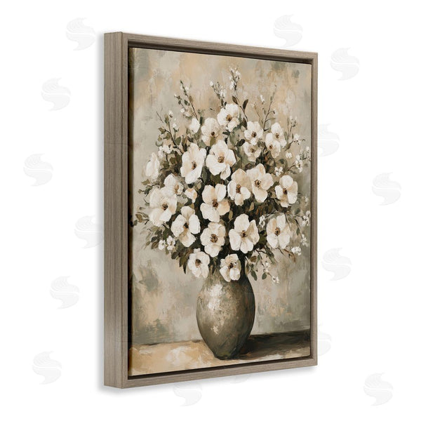Stupell Industries Petal Prints Design | Bold Contrast Floral Arrangement Wall Art