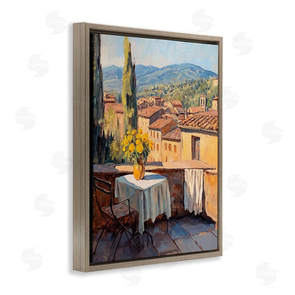 Stupell Industries Petal Prints Design | Breakfast On The Balcony