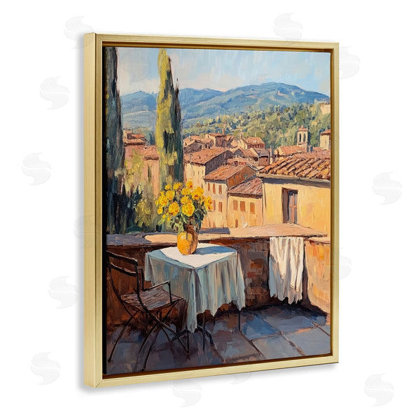 Stupell Industries Petal Prints Design | Breakfast On The Balcony