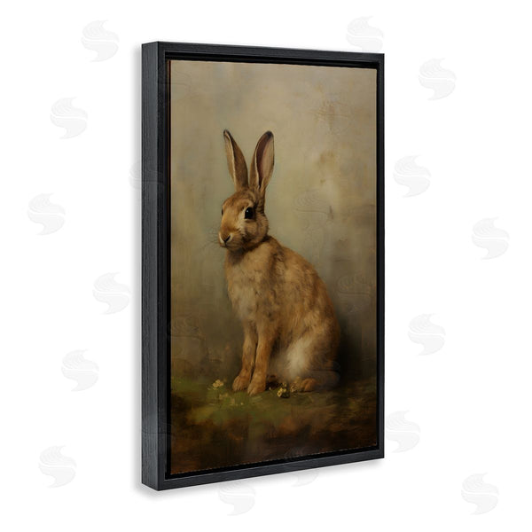 Stupell Industries Petal Prints Design | Brown Bunny Portrait