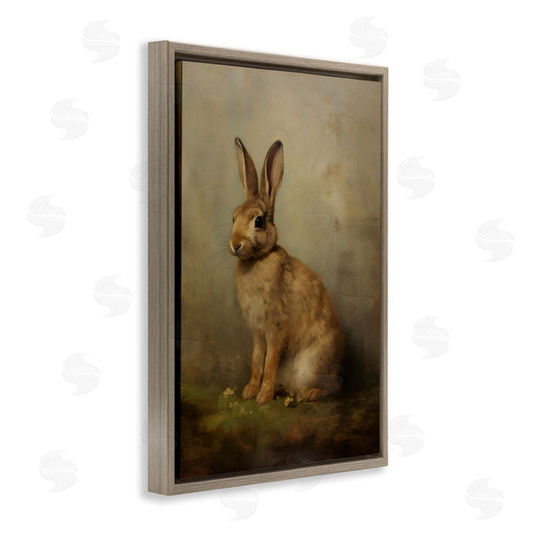 Stupell Industries Petal Prints Design | Brown Bunny Portrait