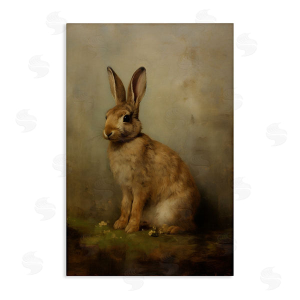 stupell industries Petal Prints Design | Brown Bunny Portrait