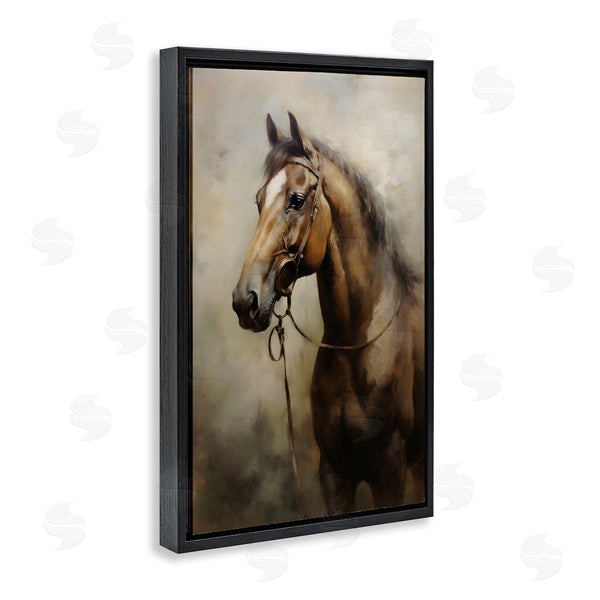 Stupell Industries Petal Prints Design | Brown Horse Portrait