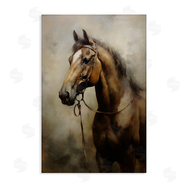 stupell industries Petal Prints Design | Brown Horse Portrait