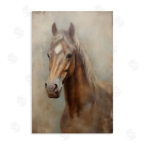 stupell industries Petal Prints Design | Brown Horse Visage