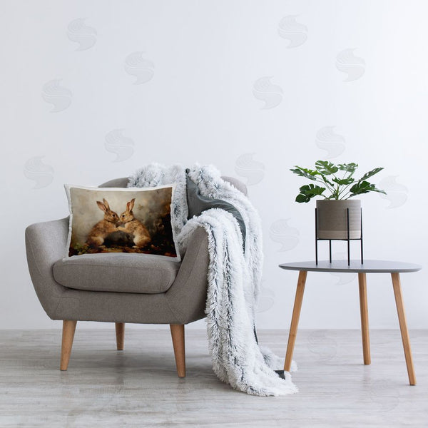 Stupell Industries Petal Prints Design | Bunny Boxing Duo