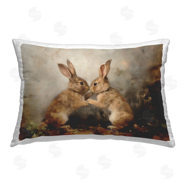 stupell industries Petal Prints Design | Bunny Boxing Duo