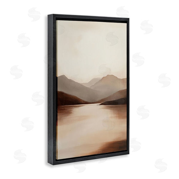 Stupell Industries Petal Prints Design | Calming Mountains Brown Landscape Wall Art