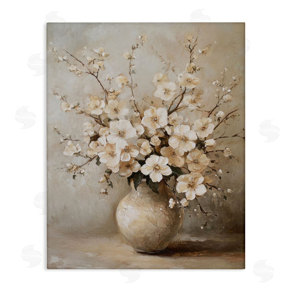 stupell industries Petal Prints Design | Cherry Blossoms in Pottery