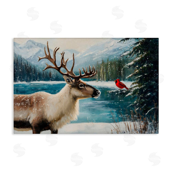 stupell industries Petal Prints Design | Christmas Conversation In Wild Wall Art